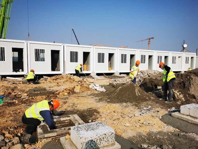 與時(shí)間競(jìng)速 與疫情賽跑 新中源全力建設(shè)援助保障房